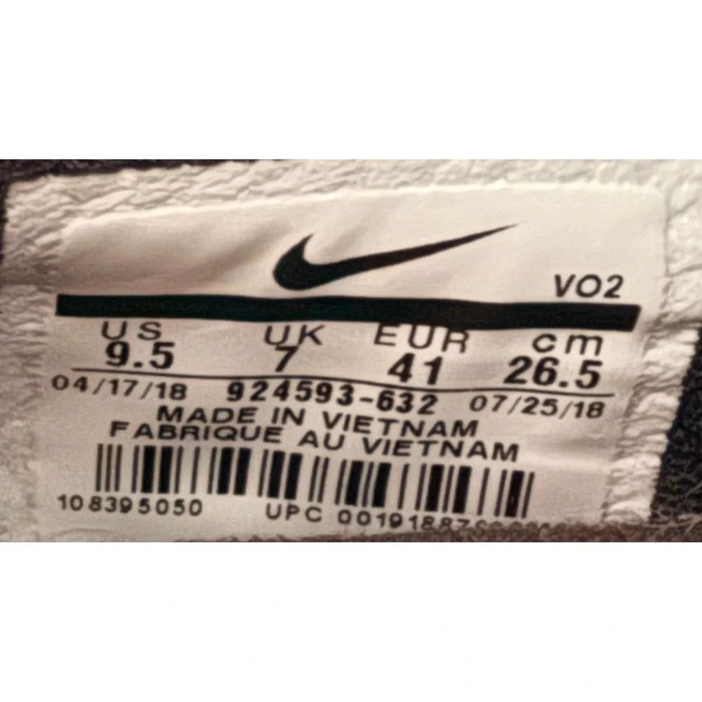 Nike Metcon 4 Women's Size 9.5 Black Pink Athletic Gym Training Shoes 924593-632